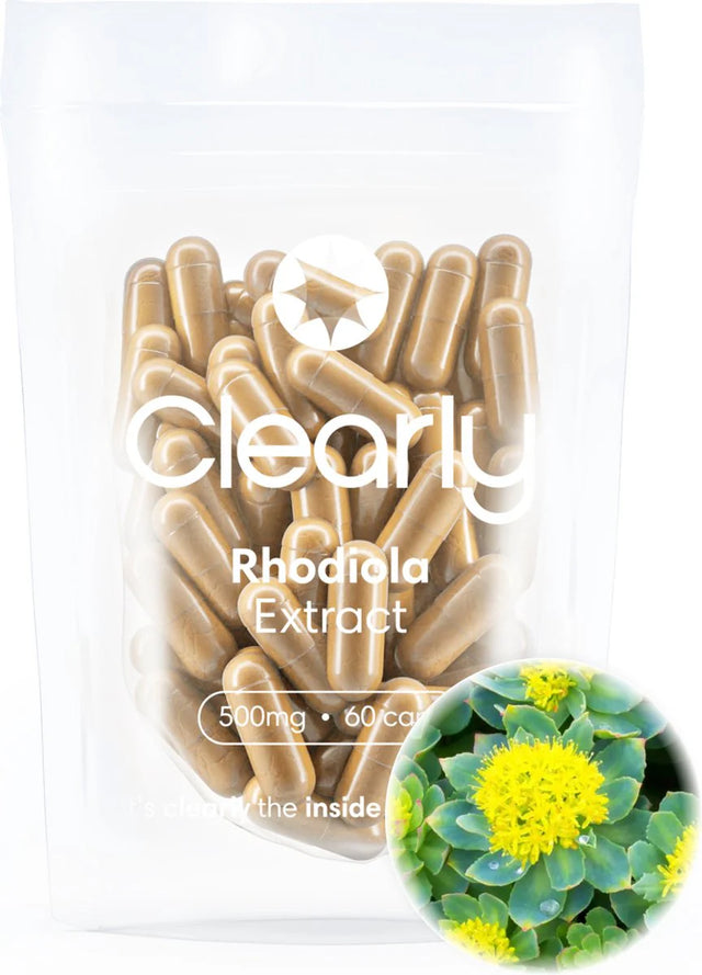 Clearly Rhodiola Extract - 500mg (60 capsules)