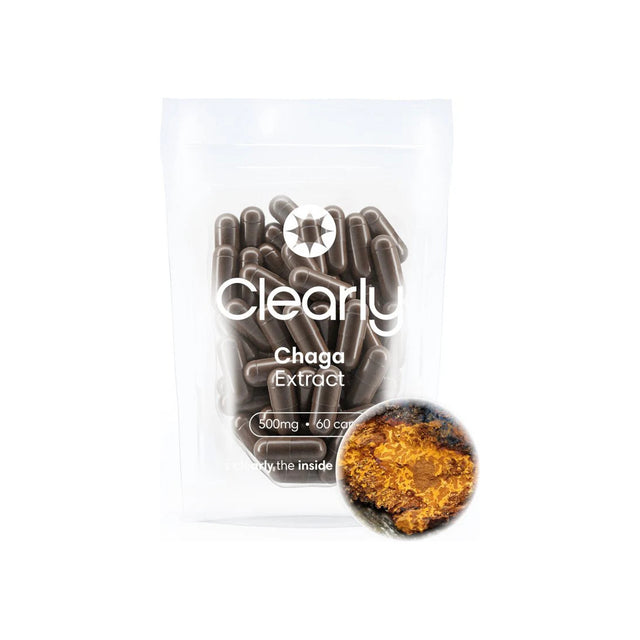 Clearly Chaga Extract - 500mg (60 capsules)