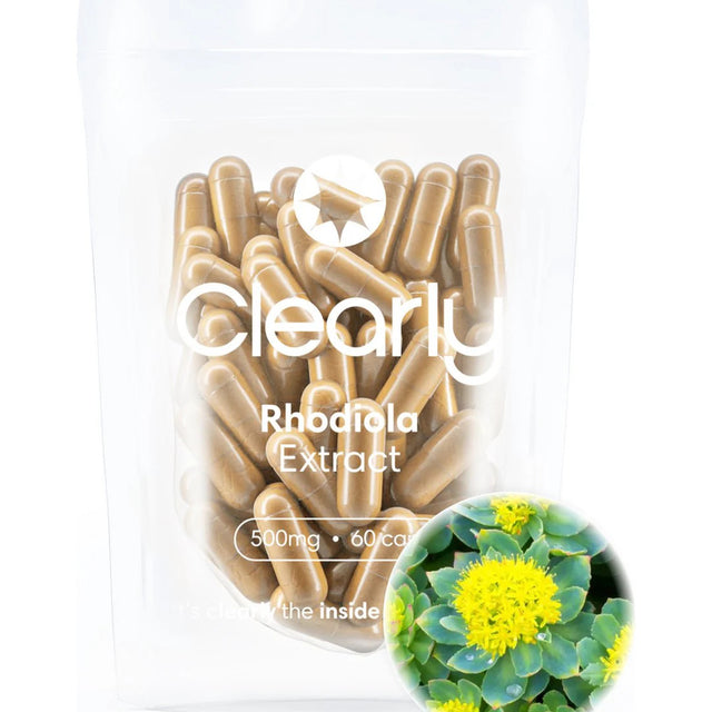 Clearly Rhodiola Extract - 500mg (60 capsules)
