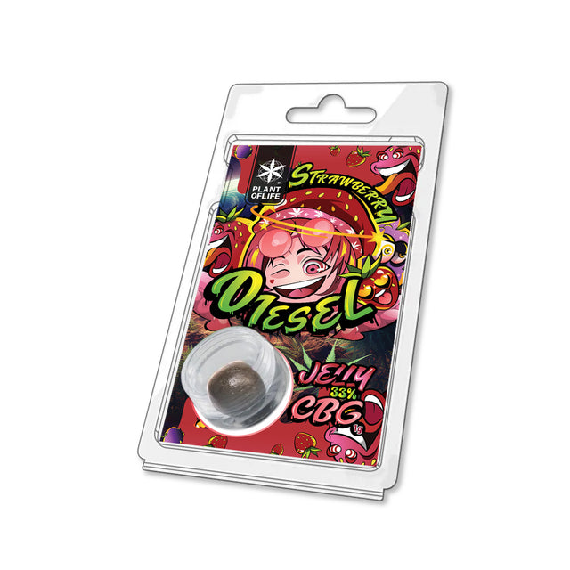Plant of Life | Jelly 33% CBG Strawberry Diesel 1g