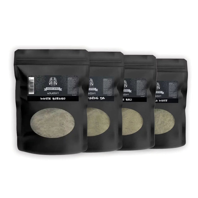 Indian Spirit | Kratom White combinatie deal - 4x 25 gram