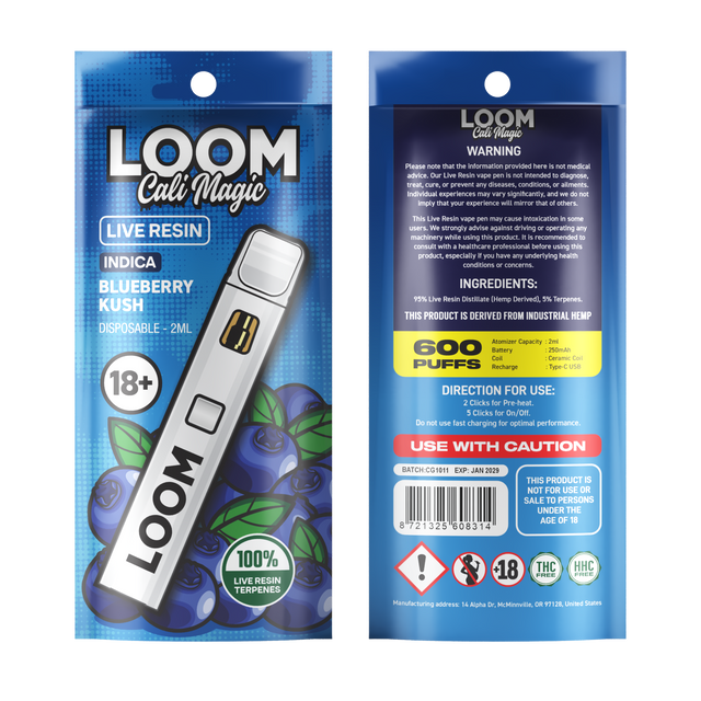 Loom Cali Magic Disposable Vape - 2ml