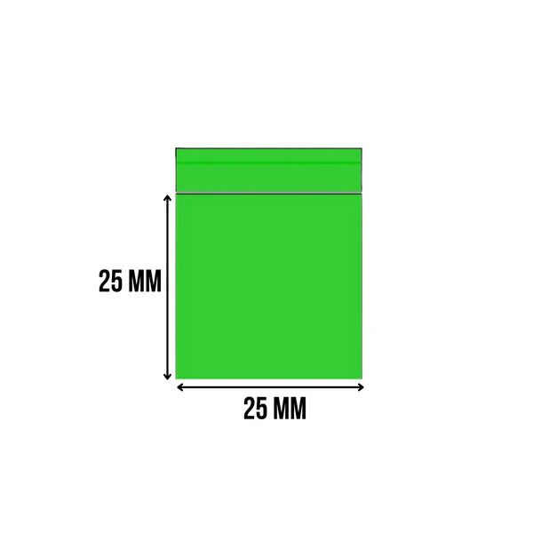 Zip-Lock Bag Groen 25 x 25 mm (100 stuks) 0.08 mm