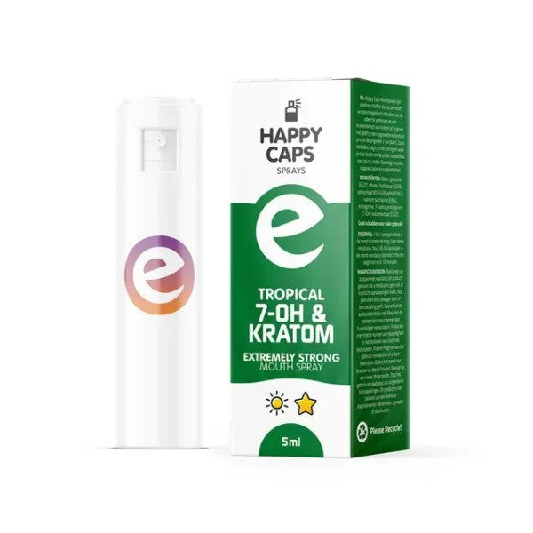 Happy Caps - 7-OH Kratom Spray - Tropical