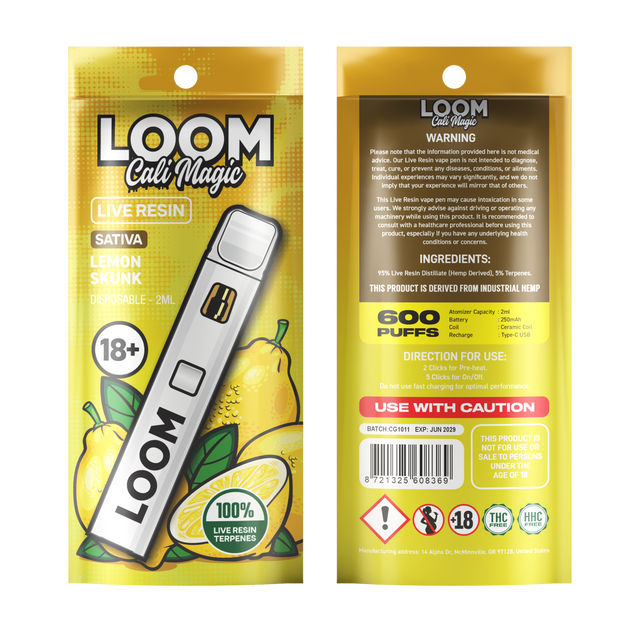 Loom Cali Magic Disposable Vape - 2ml