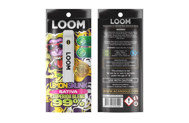 LOOM Superior Blend Pen 1ml - Disposable Vape Pen