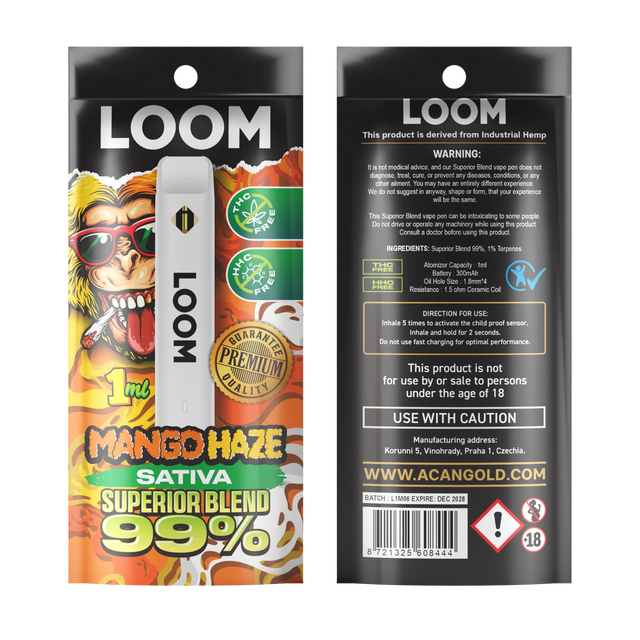 LOOM Superior Blend Pen 1ml - Disposable Vape Pen