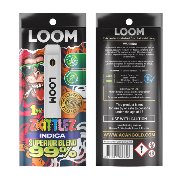 LOOM Superior Blend Pen 1ml - Disposable Vape Pen