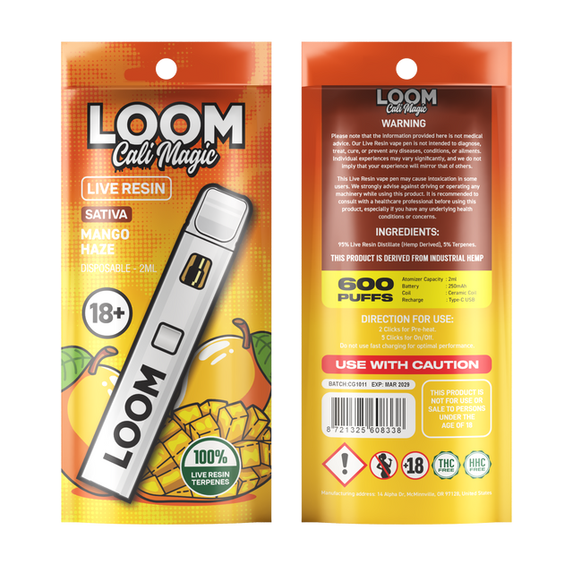 Loom Cali Magic Disposable Vape - 2ml