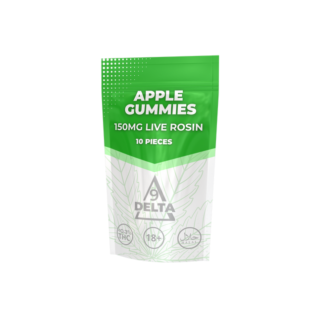 Live Rosin Appel Gummies 10 stuks – THC 0,2%