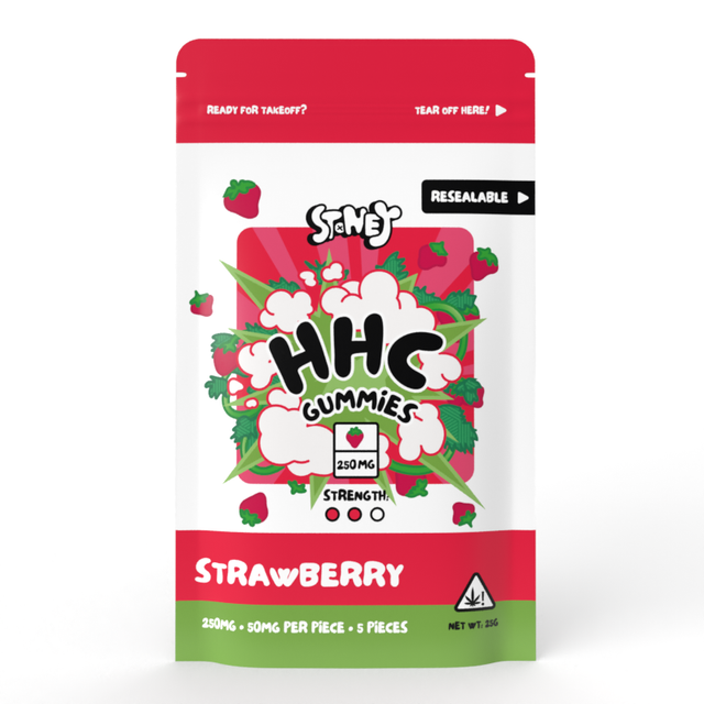 Stoney HHC Gummies Strawberry 250mg