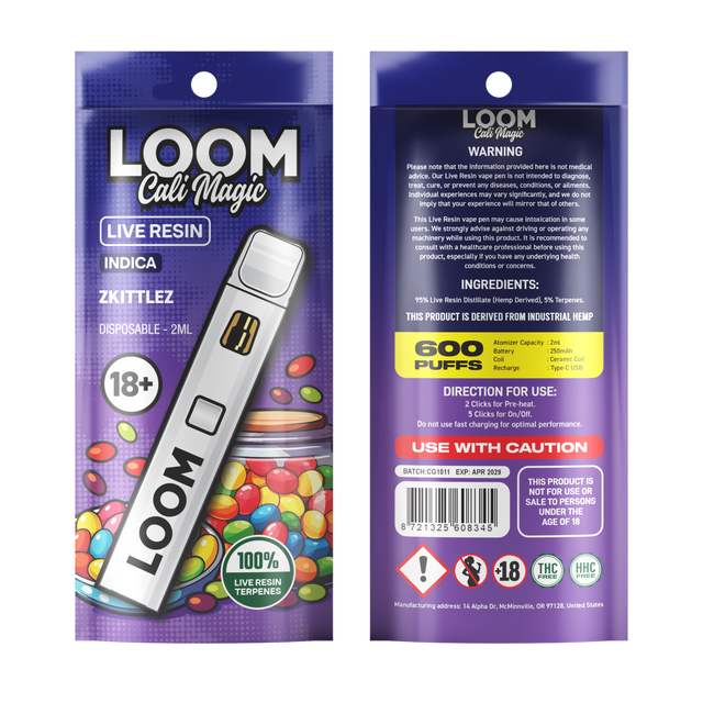 Loom Cali Magic Disposable Vape - 2ml