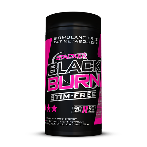 Stacker2 - Black Burn STIM-Free (90 capsules) Afslanken & Vetverbranden