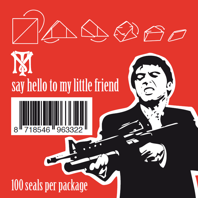 Tony Pack Groot Bedrukt - 100 stuks