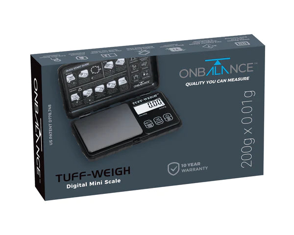 On Balance | TUFF Black Pocket Scale (200gr x 0,01gr)