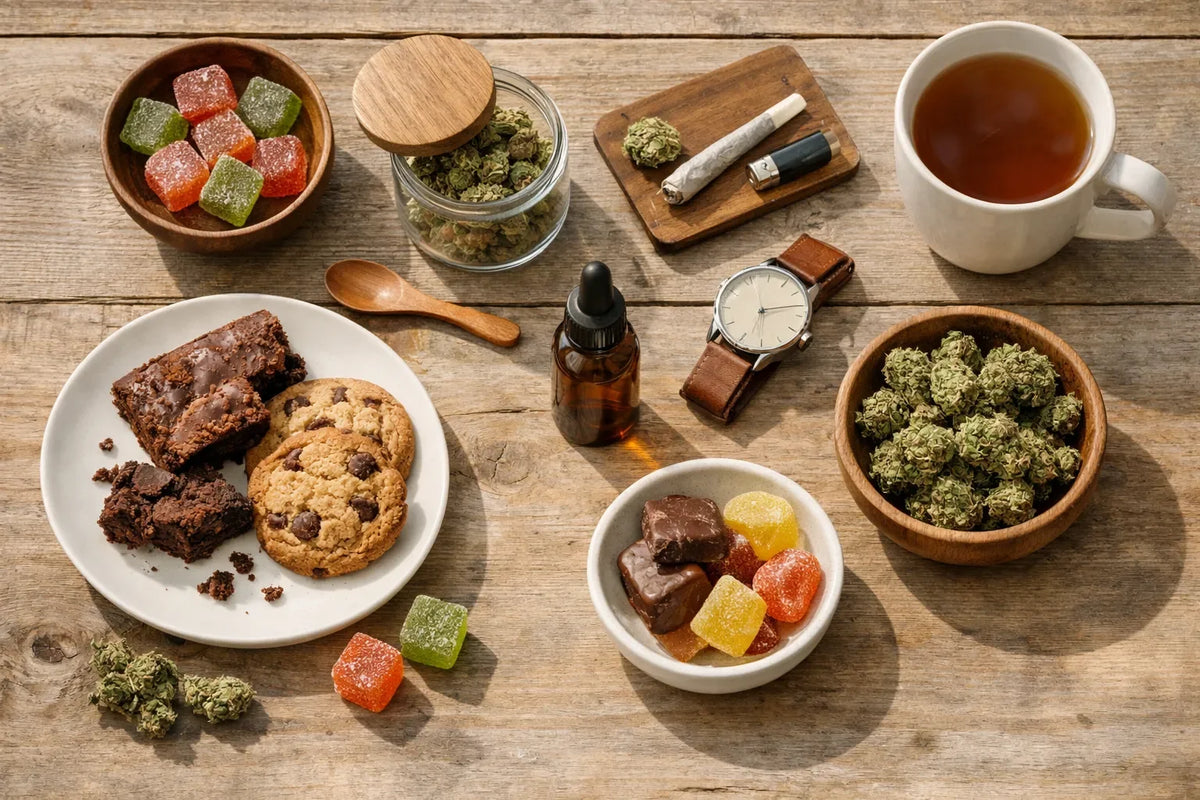 Eerste keer edibles: werking, timing en geduld