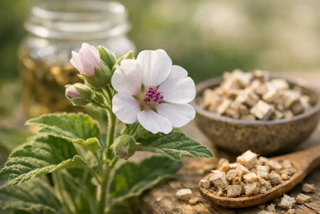 Marshmallow Kruid (Althaea Officinalis) Werking & Gebruik