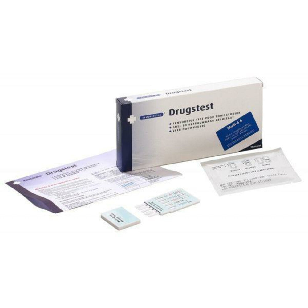 Multi-Drugstest 6 Drugs Urine (2 testen)