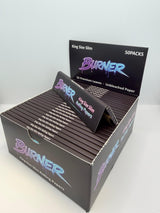 Burner King Size Slim Rolling Papers Ongebleekt – 50 stuks