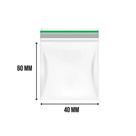 Vetoketjullinen pussi Green Line 40x60mm