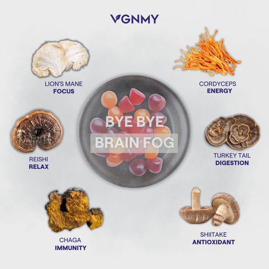 Kokoro Mushroom Gummies - 60 stuks