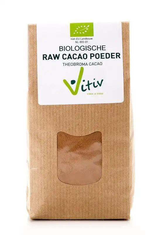 Cacao en polvo crudo orgánico Vitiv - 300 g