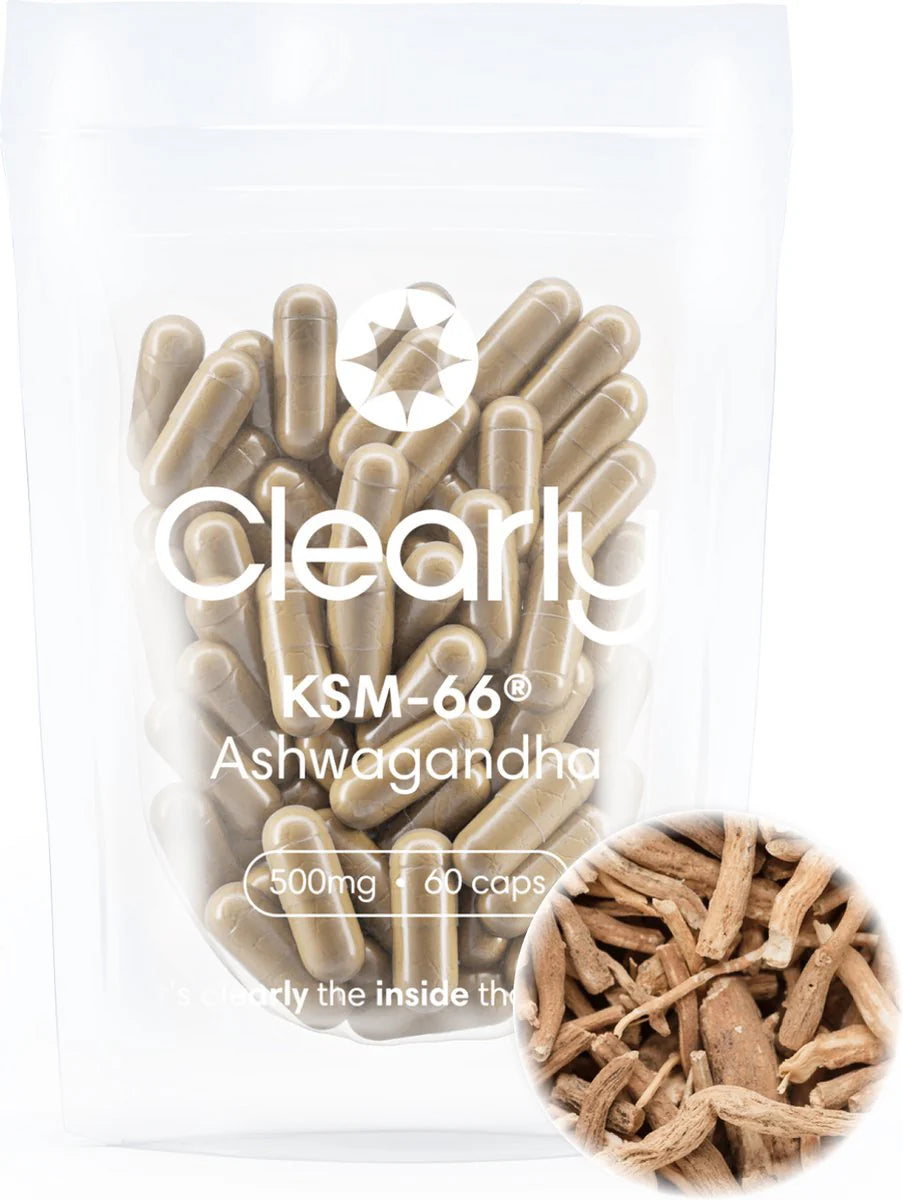 Clearly Ashwagandha KSM-66 Extract - 500mg (60 capsules)