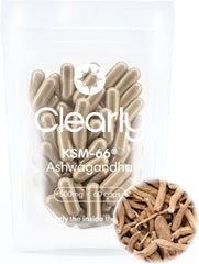 Clearly Ashwagandha KSM-66 Extract - 500mg (60 capsules)