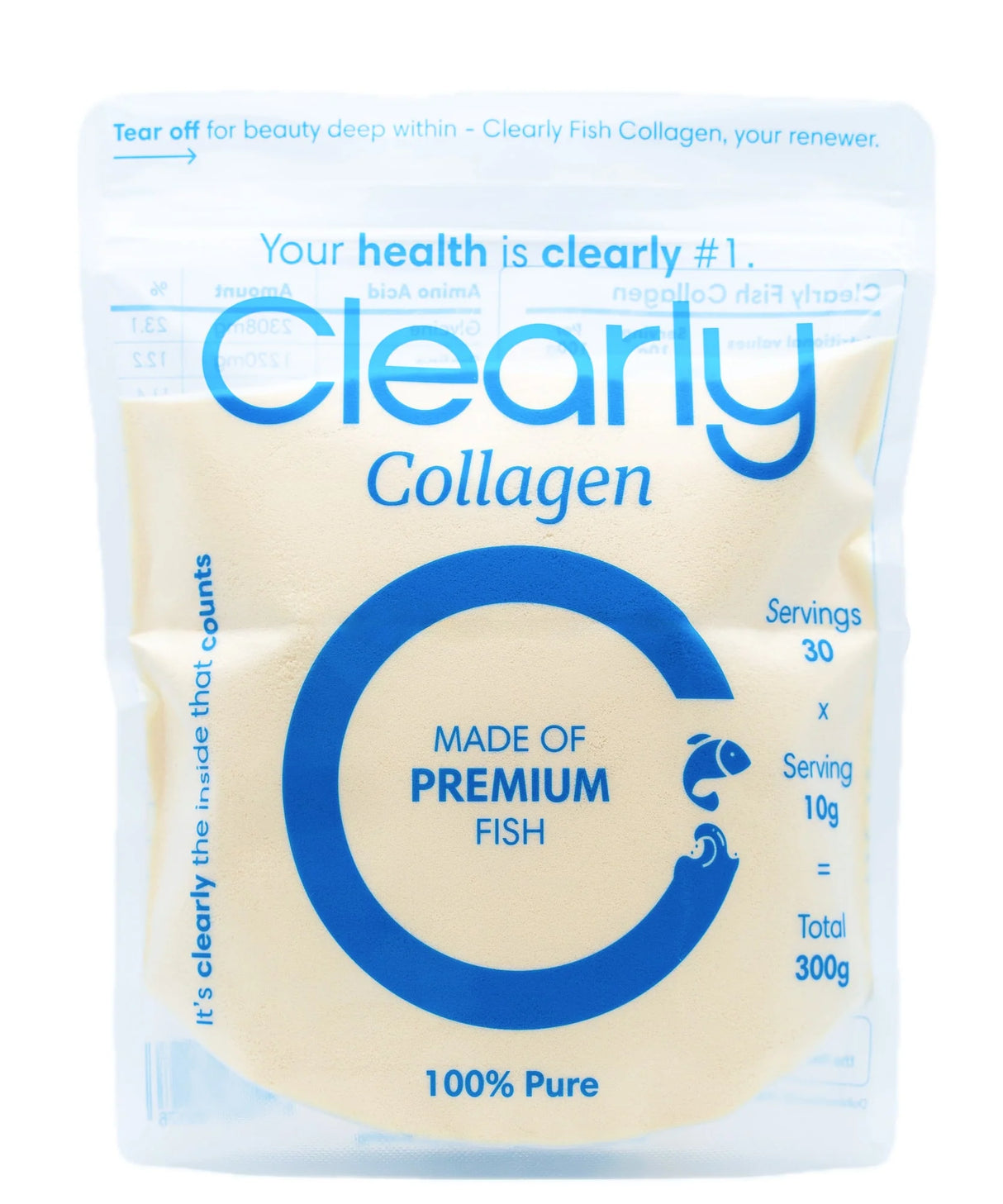 Clearly Fish Collagen - 300gr (30 servings)
