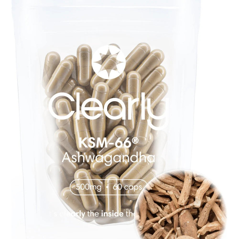 Chiaramente Estratto di Ashwagandha KSM-66 - 500 mg (60 capsule)
