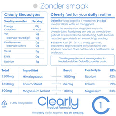 Clearly Electrolytes - 340gr (60 servings)