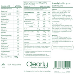 Clearly Grass-Fed Whey - 1000gr (33 servings)