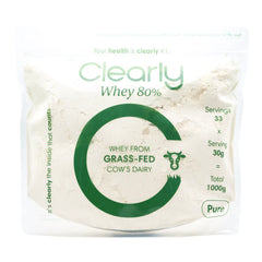 Clearly Grass-Fed Whey - 1000gr (33 servings)