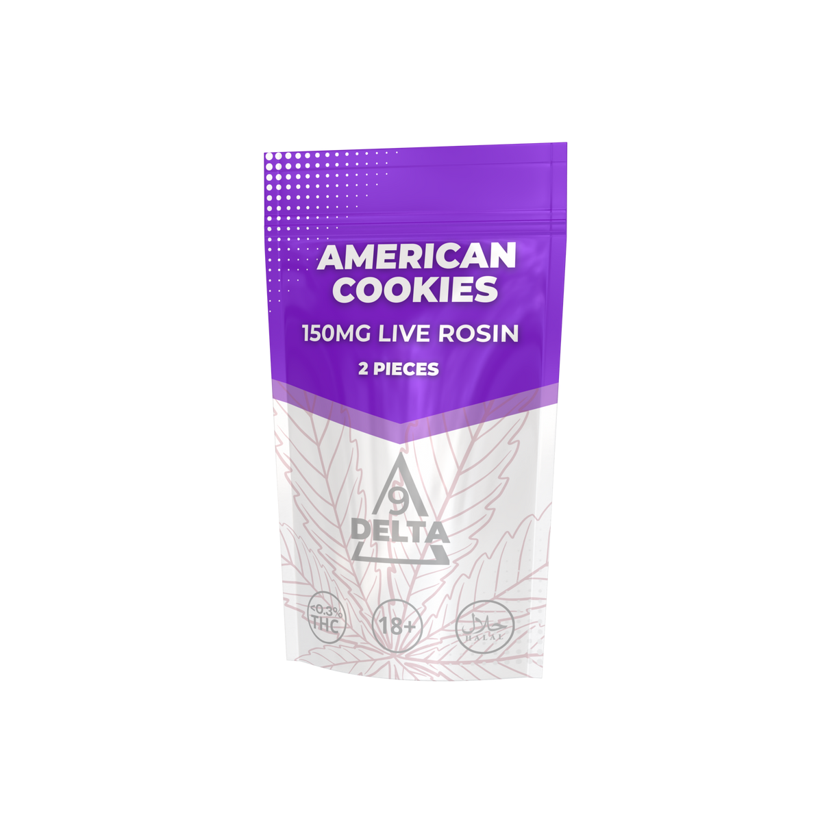 Live Rosin American Cookies THC 0.2 % – 2 pièces