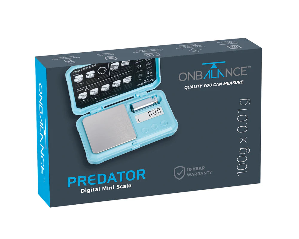 On Balance | PR-100-BL  Pocket Scale - Blue 100g x 0.01g