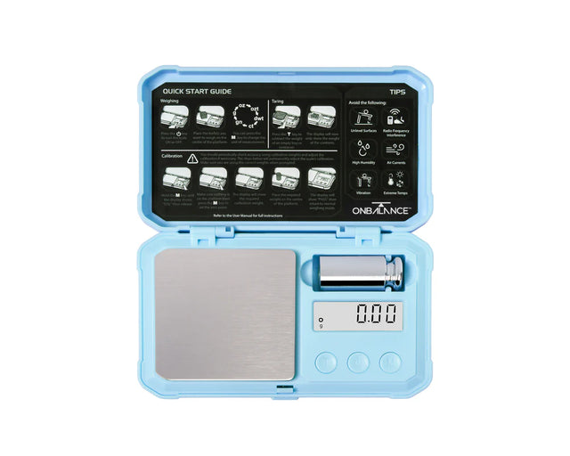 On Balance | PR-100-BL  Pocket Scale - Blue 100g x 0.01g