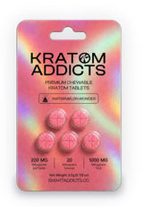 Kratom Addicts Premium Kratom Tablets - 5 stuks
