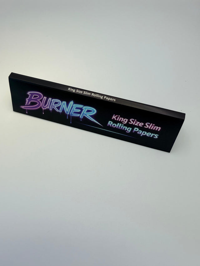 Burner King Size Slim Rolling Papers Ongebleekt – 50 stuks