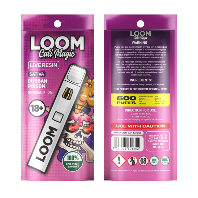 Loom Cali Magic Disposable Vape - 2ml