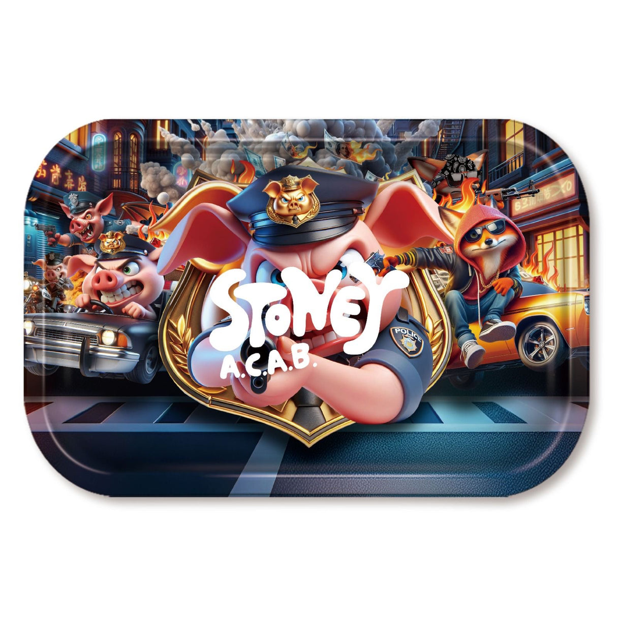 Стоуни | Rolling Tray ACAB