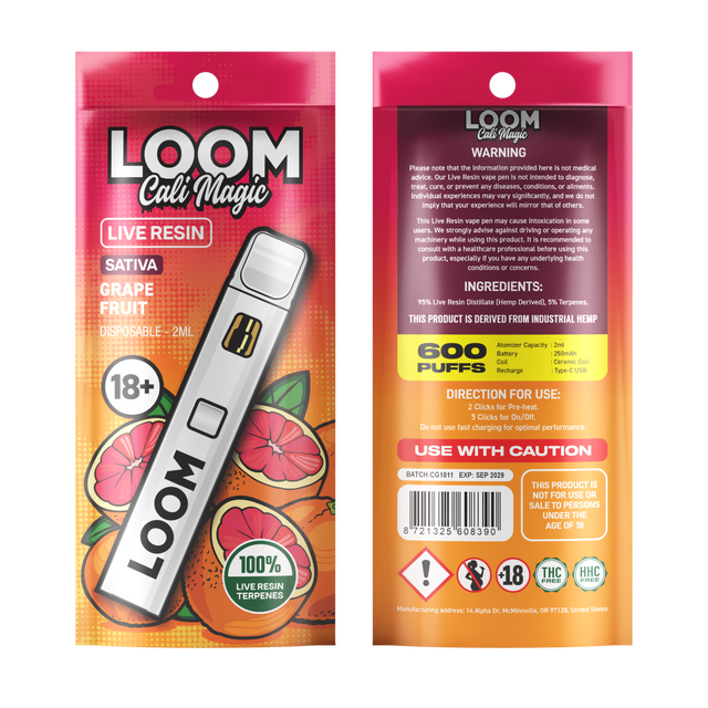 Loom Cali Magic Disposable Vape - 2ml