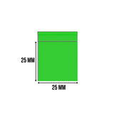 Zip-Lock Bag Groen 25 x 25 mm (100 stuks) 0.08 mm