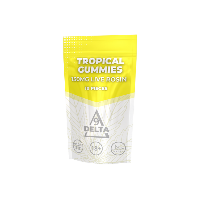 Live Rosin Tropical Gummies 10 stuks – THC 0,2%