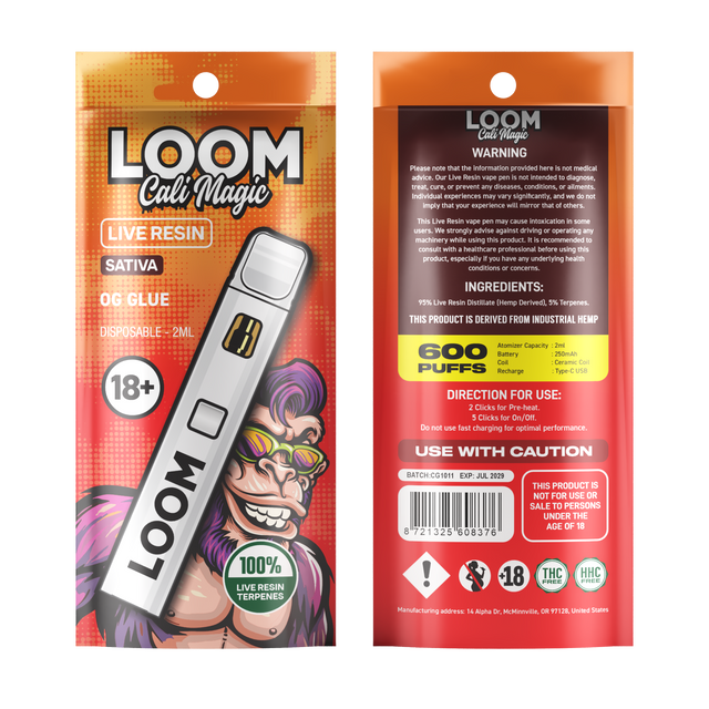 Loom Cali Magic Disposable Vape - 2ml