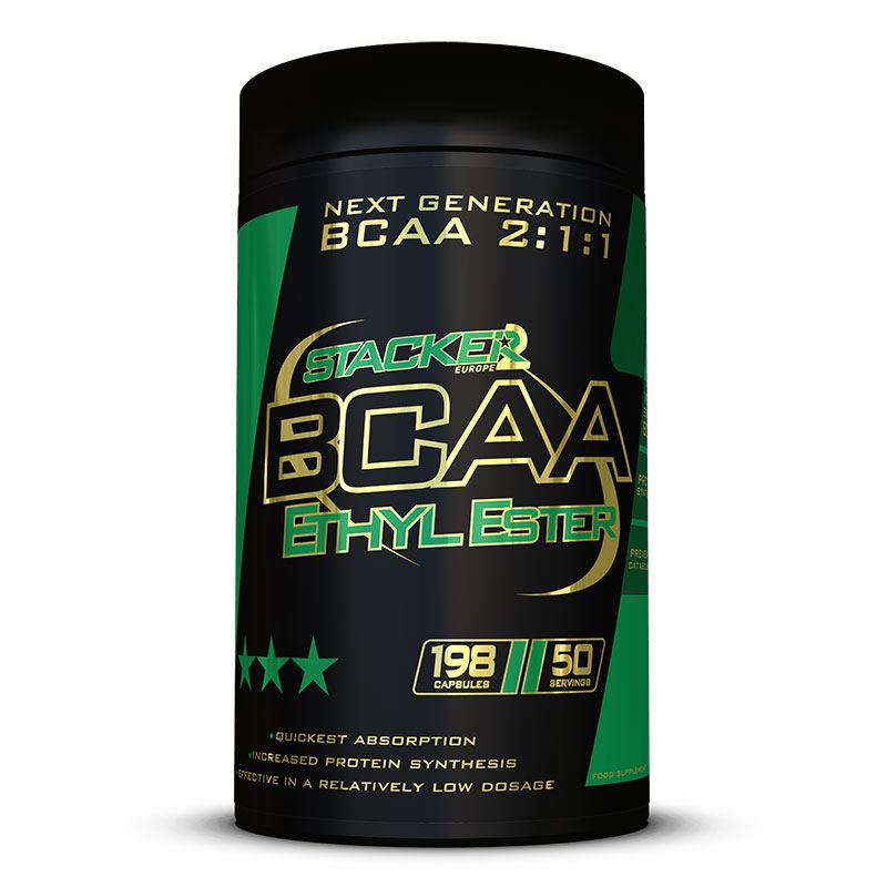 Stacker2 - BCAA Ethyl Ester (198 капсули) - Amino
