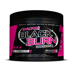 Stacker2 - Black Burn Micronized (300 gram) Afslanken & Vetverbranding