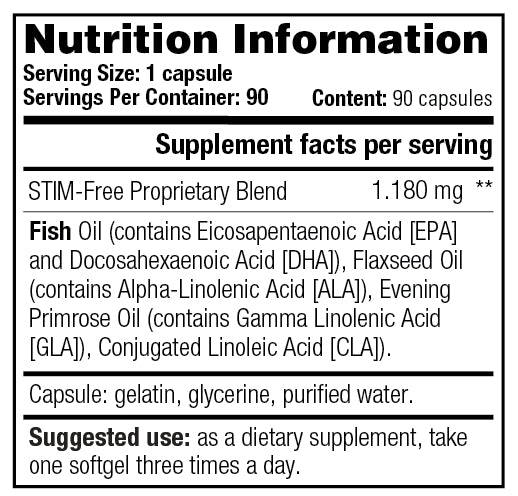 Stacker2 - Black Burn STIM-Free (90 capsules) Afslanken & Vetverbranden