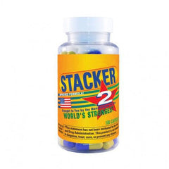 Stacker2 - Ephedra Vrij (100 capsules) Afslanken & Vetverbranden