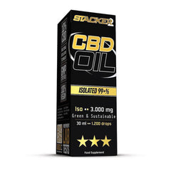 Stacker 2 CBD Iso - CBD Olie met 10% CBD - Isolaat - 30ml - 3000mg CBD - product doosje