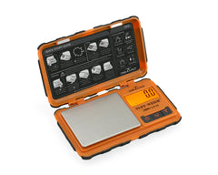 On Balance TUFF - Weight Pocket Scale (100 gram x 0.01 gr) - Zak Weegschaal  (oranje)